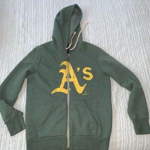 Oakland A’s zipper hoodie
